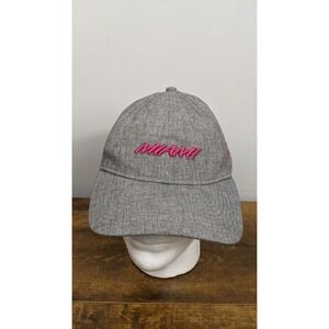 New Era 9TWENTY Miami Hat Gray Pink Script Adjustable Cap One‎ Size Unisex NBA